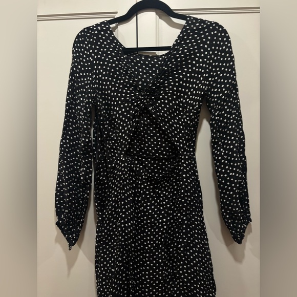 Anthropologie Dresses & Skirts - Anthropologie Black and White Polka Dot Midi Dress